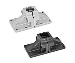 GN 167-Connecting clamps bases with large support